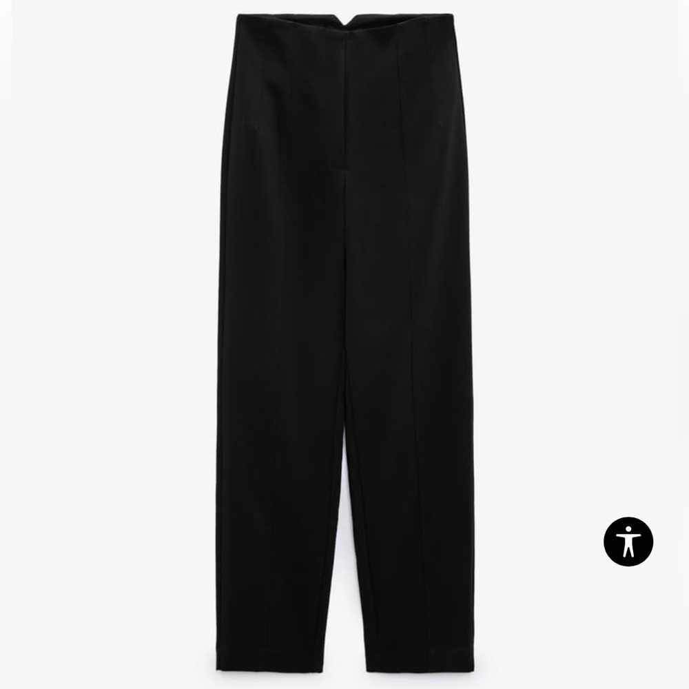 Slim high waisted Zara trousers